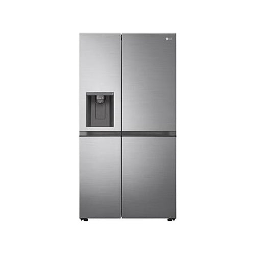 LG 617L Nett Side By Side Fridge With Water & Ice Dispenser - Platinum Silver 3