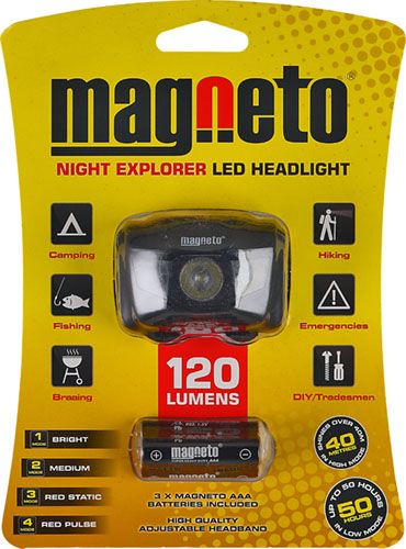Magneto Night Explorer LED Headlamp