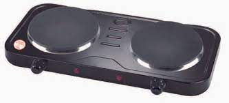 Sunbeam Double Solid Hotplate - Black
