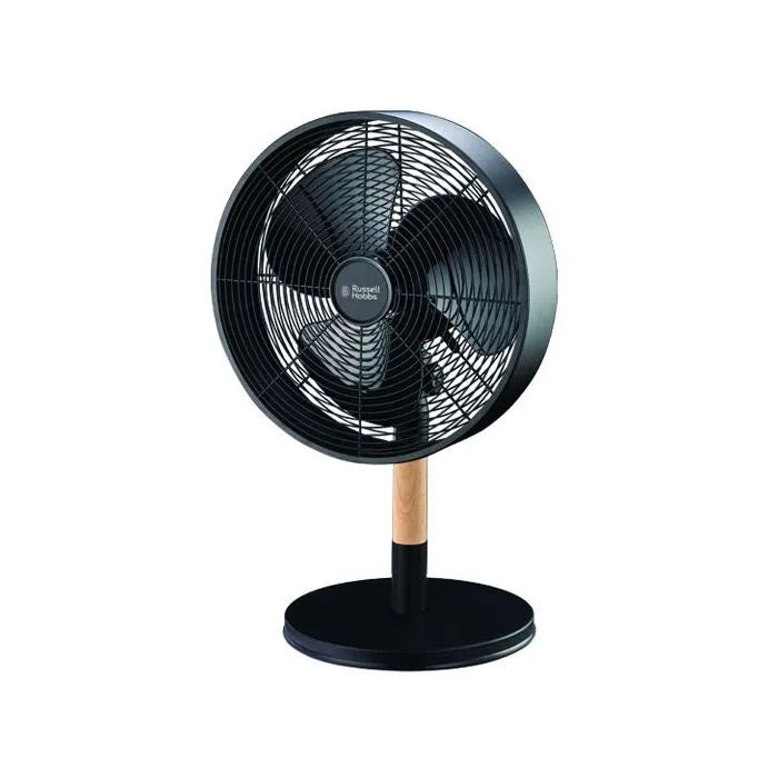 Russell Hobbs Black Metal Desk Fan - RHMDF3