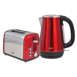 Defy Red Toaster And Kettle Pack