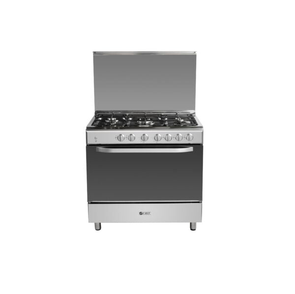 Zero 5 Burner Stainless Steel Full Gas Stove With Grill