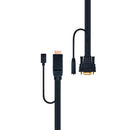 DA510 VGA + SOUND - HDMI ADAPTER BLACK