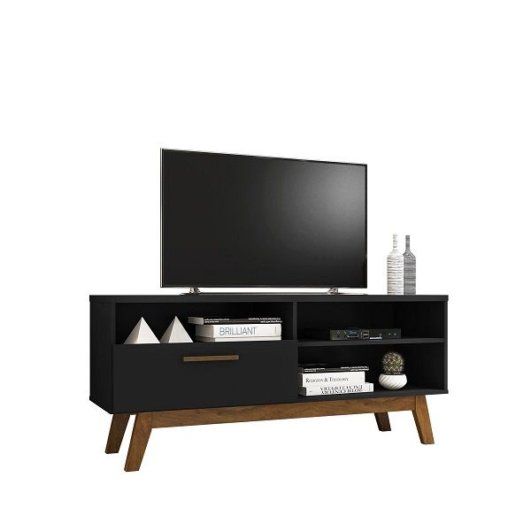 TV STAND PALADIO Black Matte 1.3m