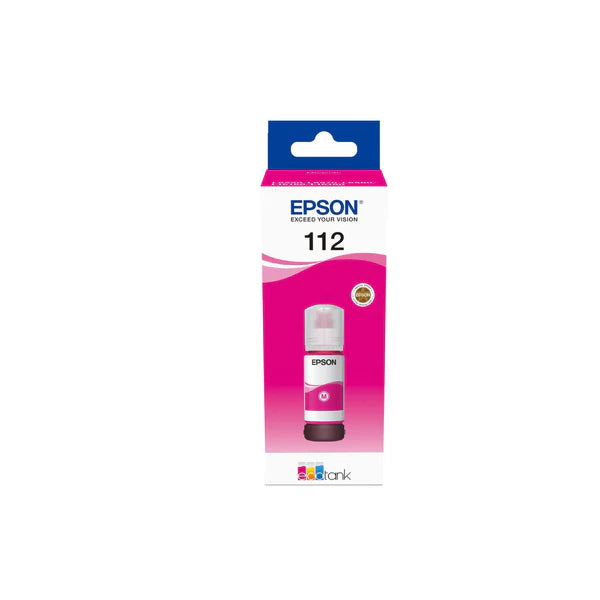 Epson 112 Ink Bottle Magenta EcoTank Original 70ml Single-pack C13T06C34A