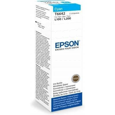 Epson 664 Ink Bottle Cyan EcoTank Original 70ml Single-pack C13T66424A