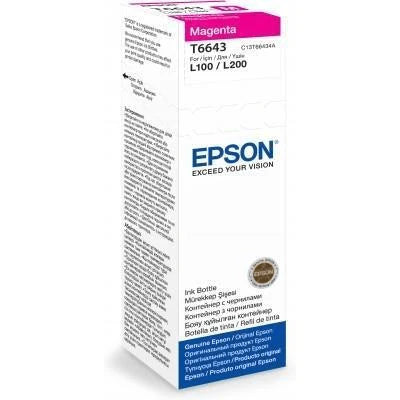 Epson 664 Ink Bottle Magenta EcoTank Original 70ml Single-pack C13T66434A