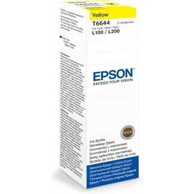 Epson 664 Ink Bottle Yellow EcoTank Original 70ml Single-pack C13T66444A