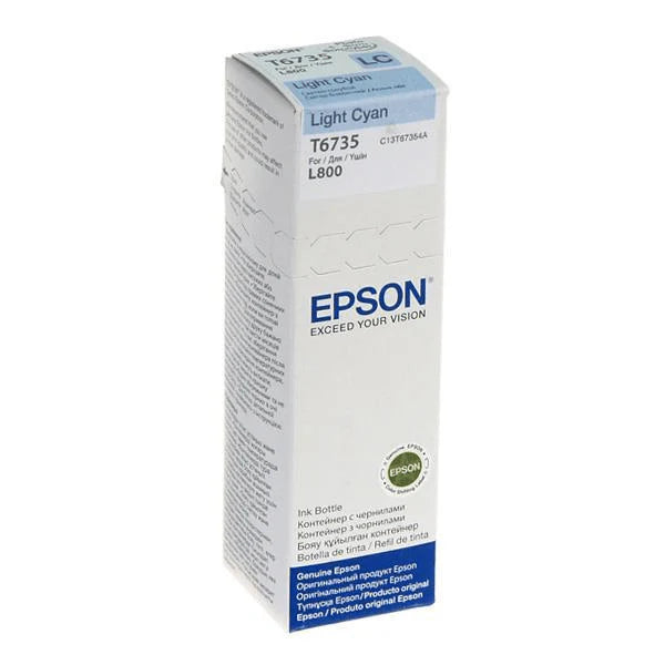Epson 673 Ink Bottle Light Cyan EcoTank Original 70ml Single-pack C13T67354A