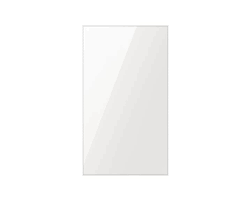 Clean White Bespoke French Door Fridge Bottom Panel