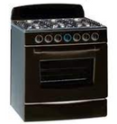 Goldair 6 Plate Gas Oven Black