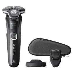 PHILIPS WET & DRY SHAVER - USB-A CHARGING WITH BEARD STYLER, CHARGING STAND & TRAVEL CASE