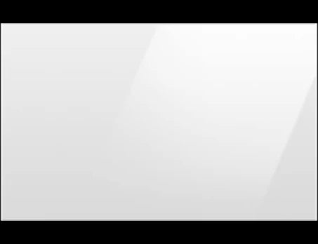 Clean White Bespoke French Door Fridge Bottom Panel