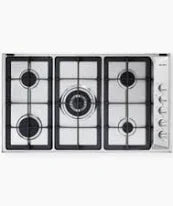 ELBA ELIO 90CM 5 BURNER GAS HOB WITH CENTRE WOK BU
