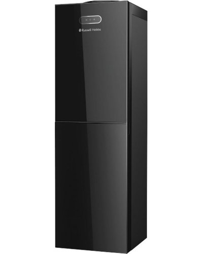 BLACK GLASS FRONT WATER DISPENSER
