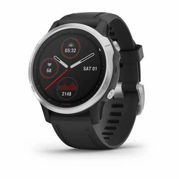 GARMIN FENIX 6S SILVER WITH BLACK BAND