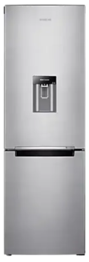SAMSUNG 321L Nett Frost Free Top Fridge Bottom Freezer Combination Fridge With Water Dispenser - Inox Stainless
