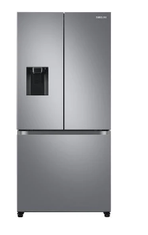 SAMSUNG 470L NET FROST FREE FRENCH DOOR FRIDGE - EASY CLEAN STEEL