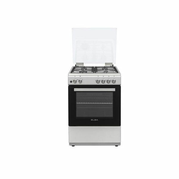 ELBA ESSENTIAL 60CM 4 BURNER COOKER WITH GAS OVEN