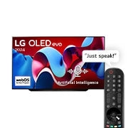 83 Inch LG OLED C4 4K Smart TV AI Magic remote