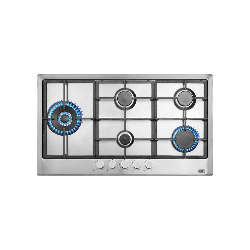 DEFY 5 GEMINI GAS HOB - STAINLESS STEEL DHG129