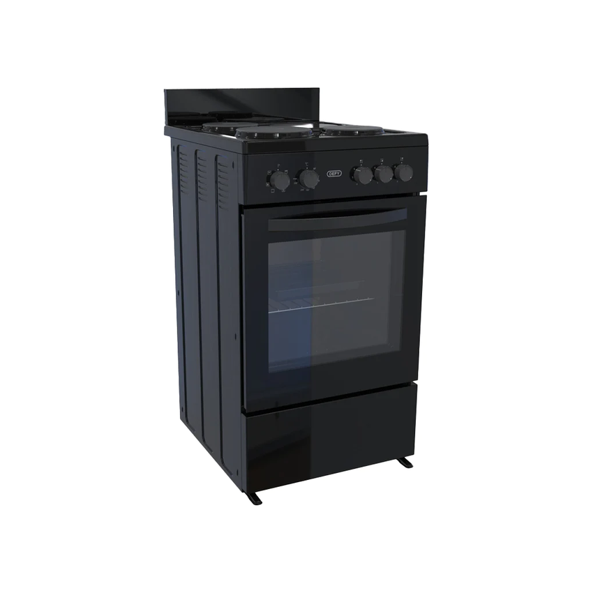 DEFY 3 PLATE COMPACT STOVE - BLACK FC DSS553