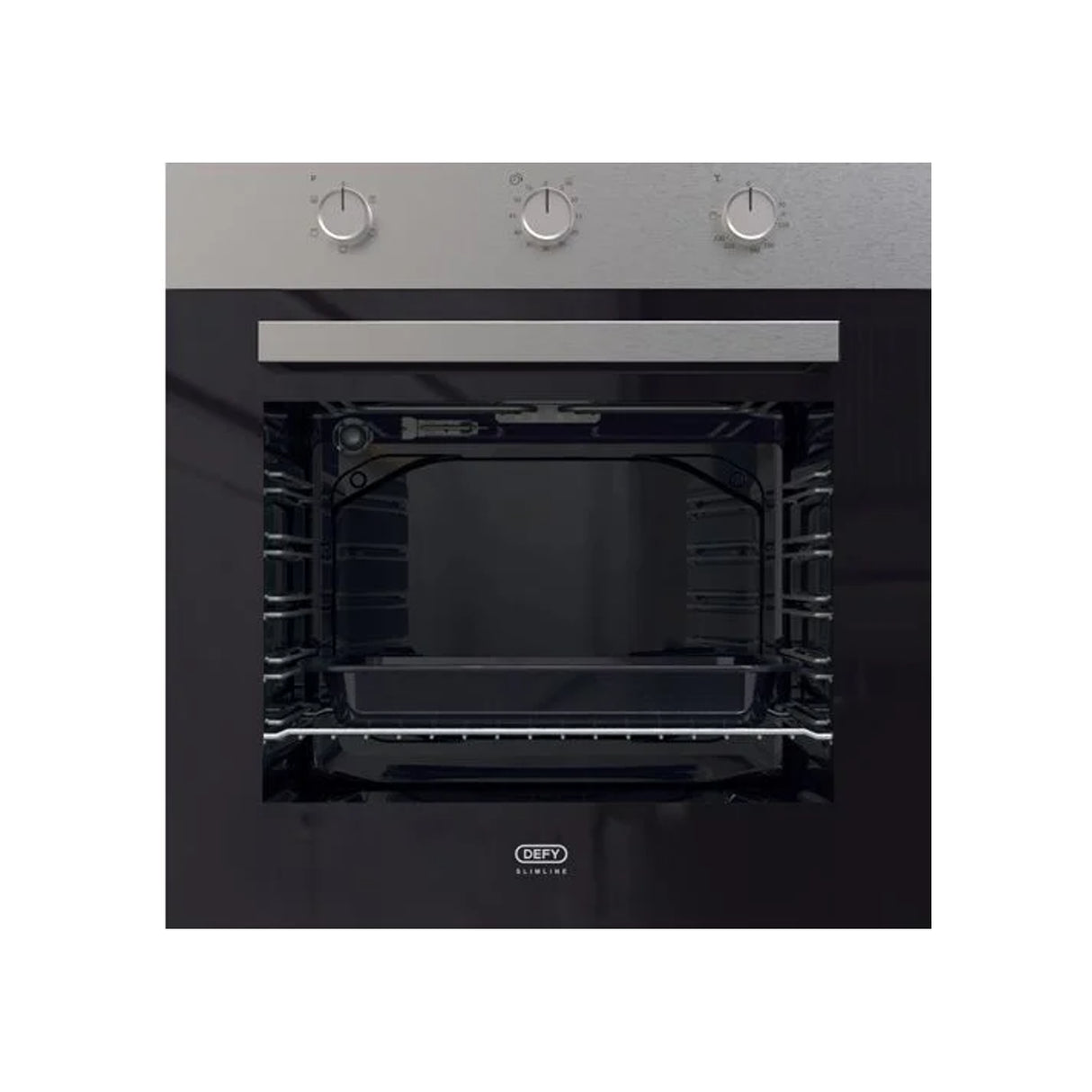 DEFY 60CM SLIMLINE INOX EYE-LEVEL OVEN