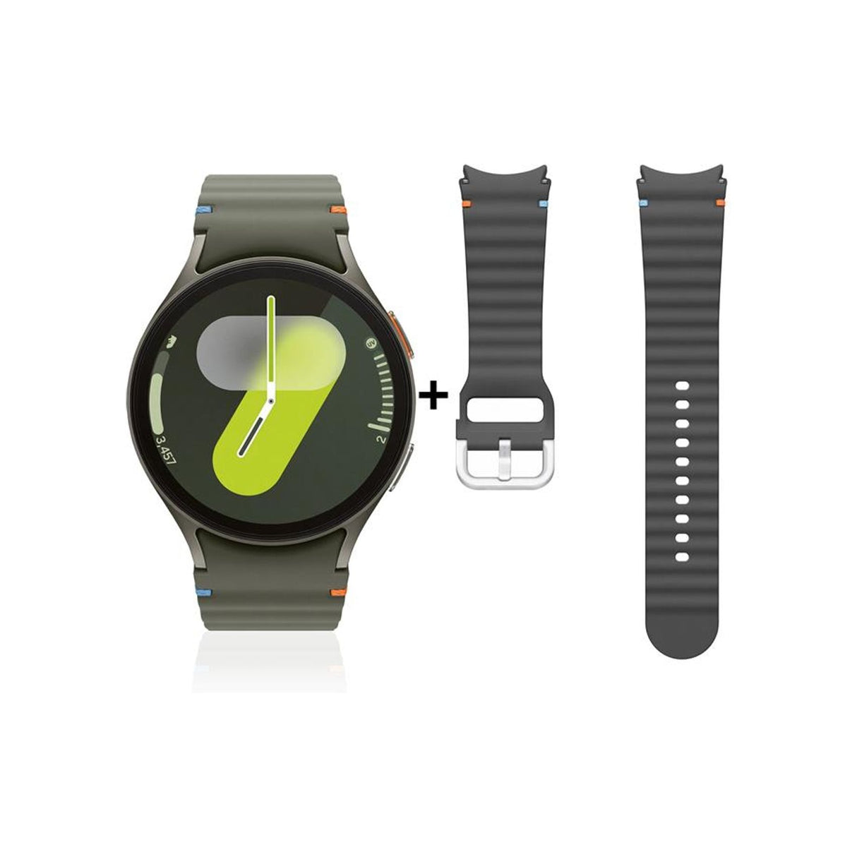 SAMSUNG GALAXY WATCH 7 40MM BT - GREEN + FREE STRAP