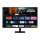 SAMSUNG 32" SMART MONITOR M80D UHD, USB-C WITH SPEAKERS & REMOTE, WARM WHITE