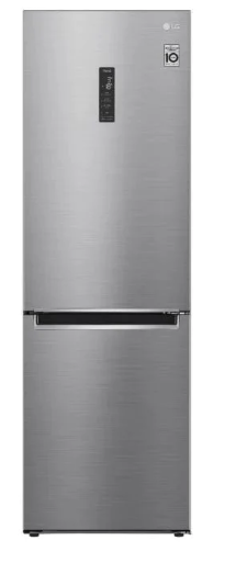 LG 374L Inverter Linear Compressor Bottom Freezer - Platinum Silver